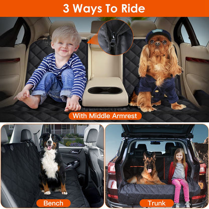 Waterproof Dog Car Seat Cover - Scratchproof & Easy to Clean