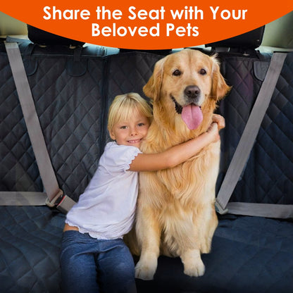 Waterproof Dog Car Seat Cover - Scratchproof & Easy to Clean