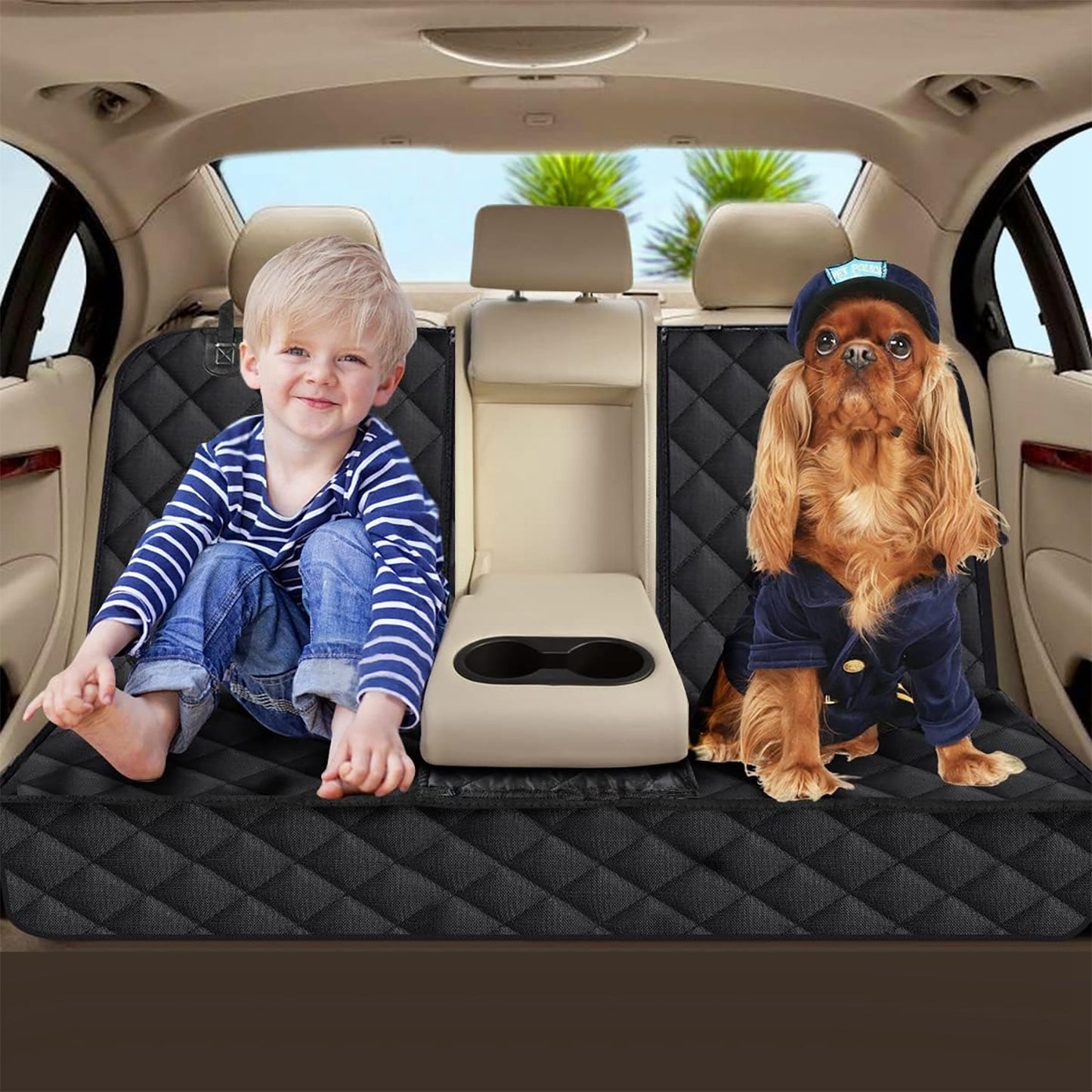 Waterproof Dog Car Seat Cover - Scratchproof & Easy to Clean