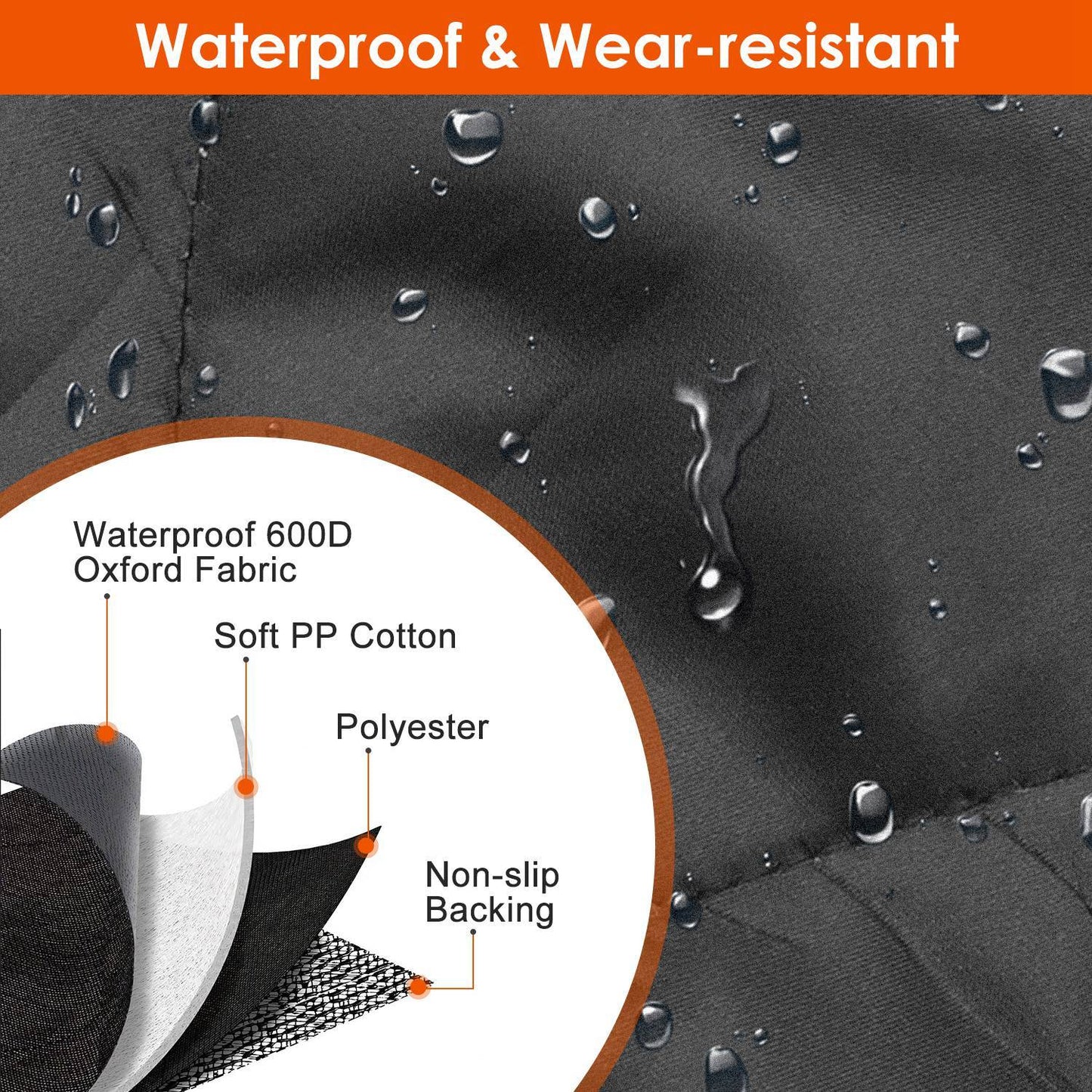 Waterproof Dog Car Seat Cover - Scratchproof & Easy to Clean
